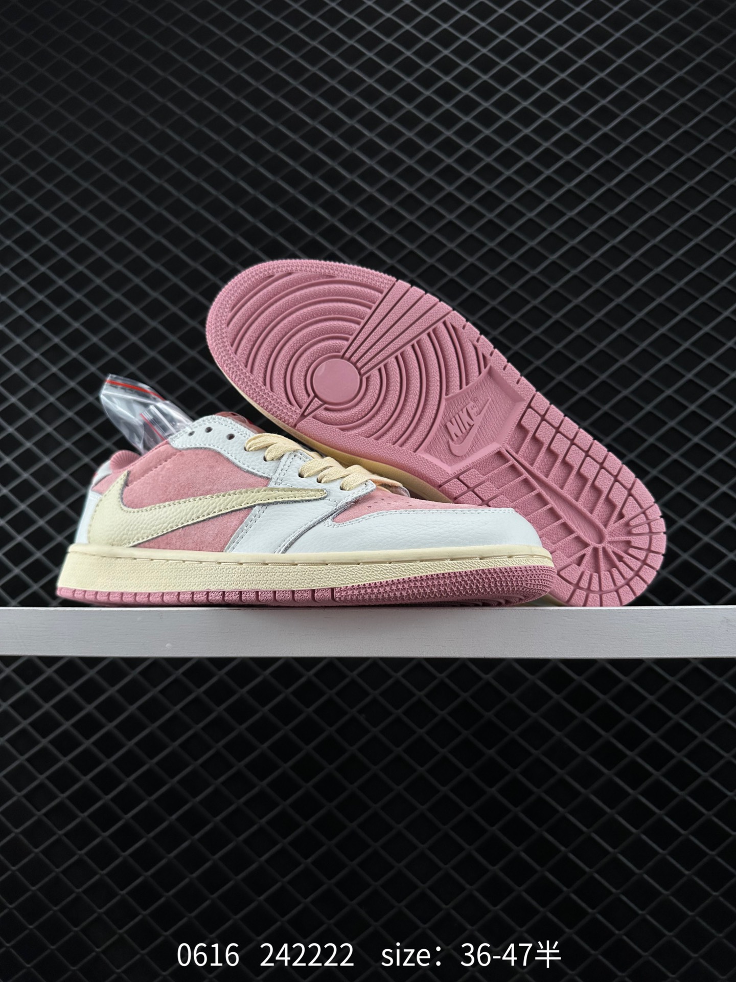 Fragment Design x Travis Scott x Nike Air Jordan 1 Low OG SP”Military Blue”